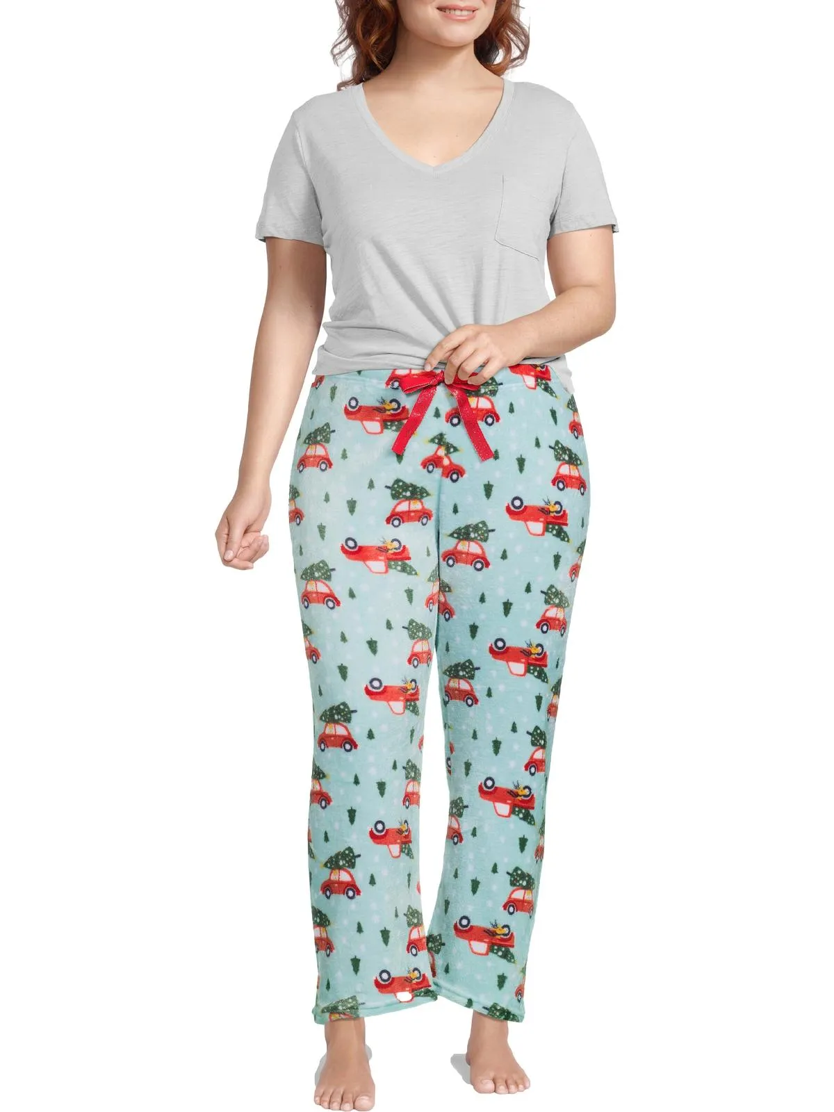 Plus Womens Comfy Sleepwear Pajama Bottoms