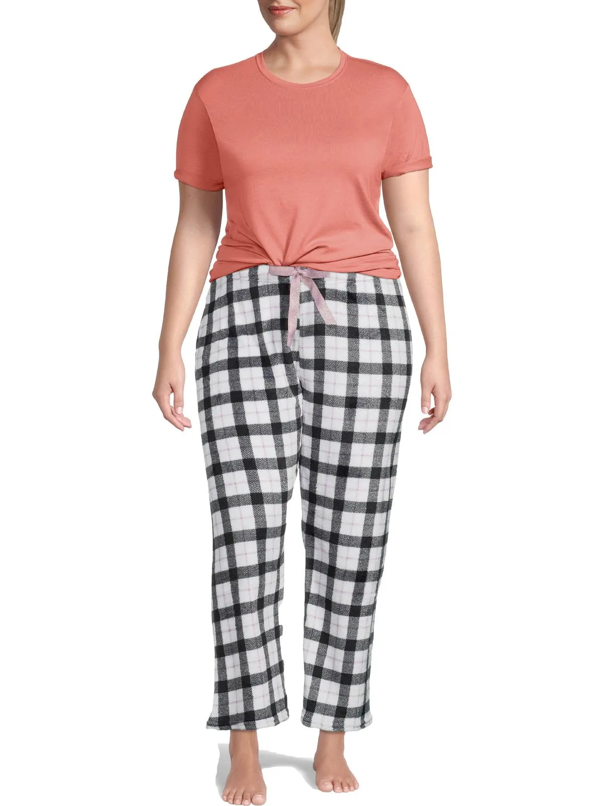 Plus Womens Comfy Sleepwear Pajama Bottoms