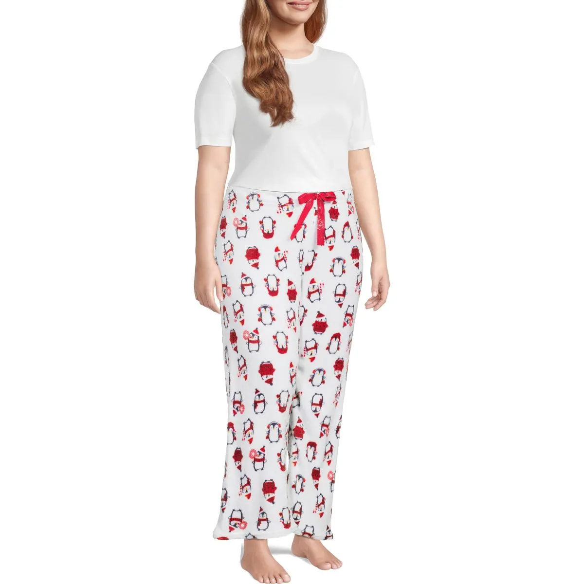 Plus Womens Comfy Sleepwear Pajama Bottoms