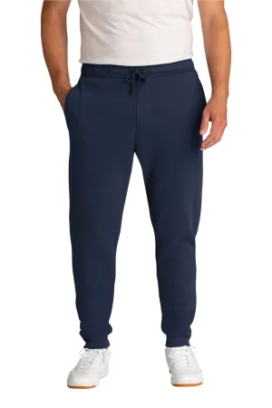 Port & Company Mens Core Fleece Jogger Sweatpants w/ Pockets - Navy Blue