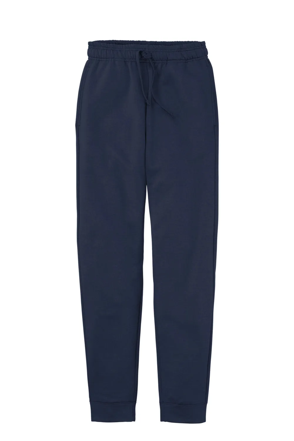 Port & Company Mens Core Fleece Jogger Sweatpants w/ Pockets - Navy Blue