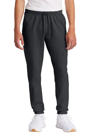 Port & Company Mens Core Fleece Sweatpants w/ Pockets - Heather Dark Grey