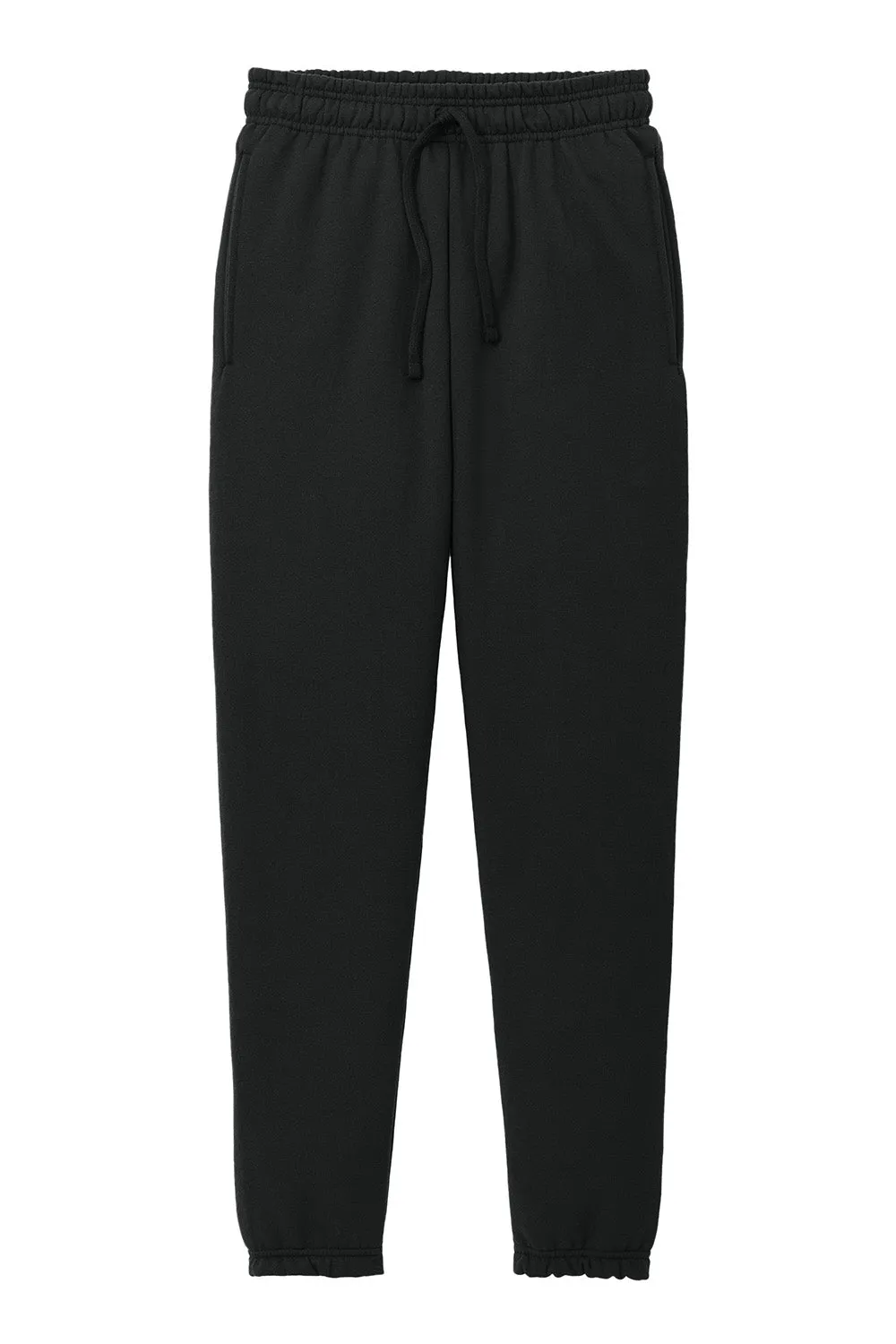 Port & Company Mens Core Fleece Sweatpants w/ Pockets - Jet Black