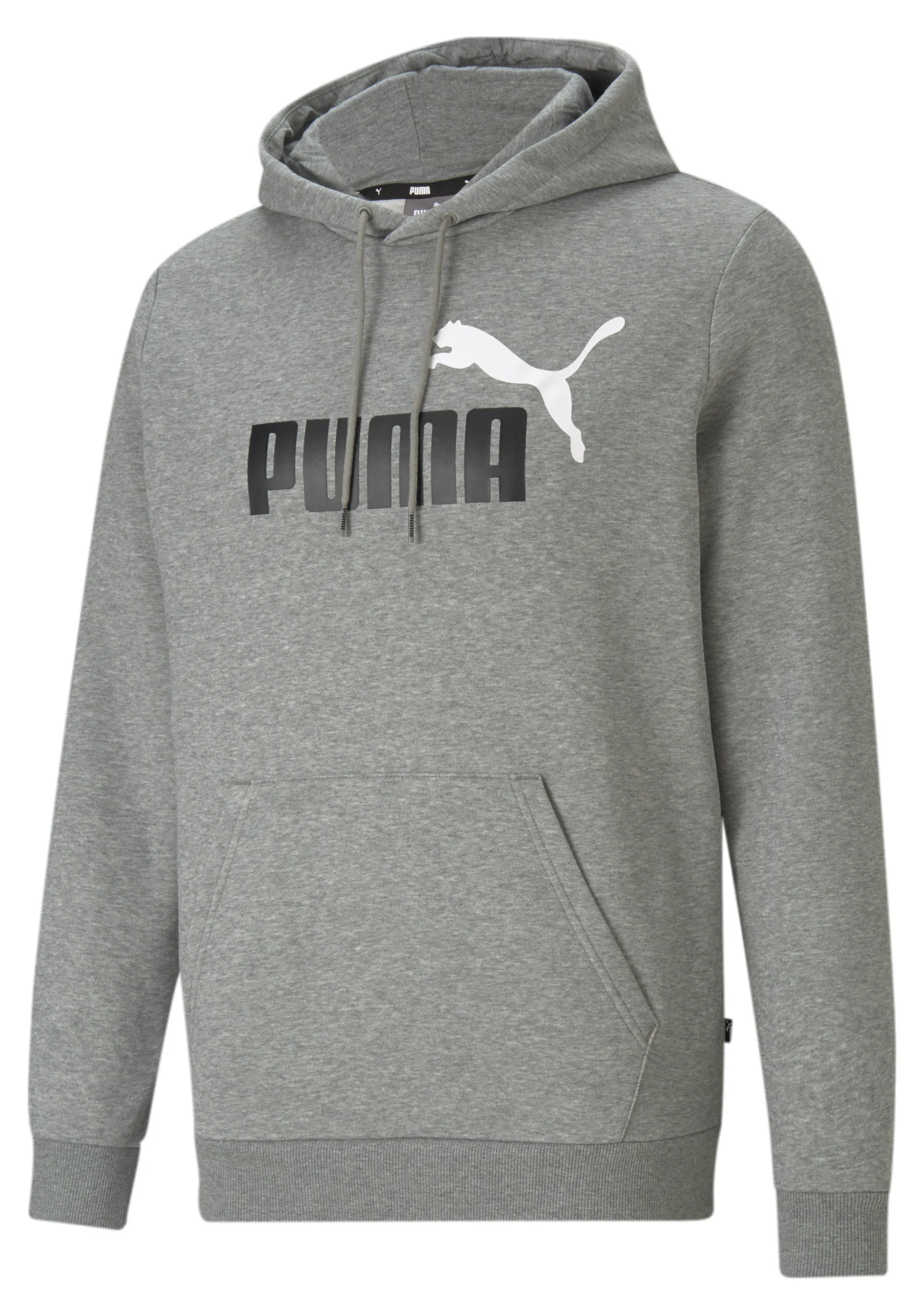 Puma Mens Essentials  2-Tone Big Logo Hoodie <br> 586764 03