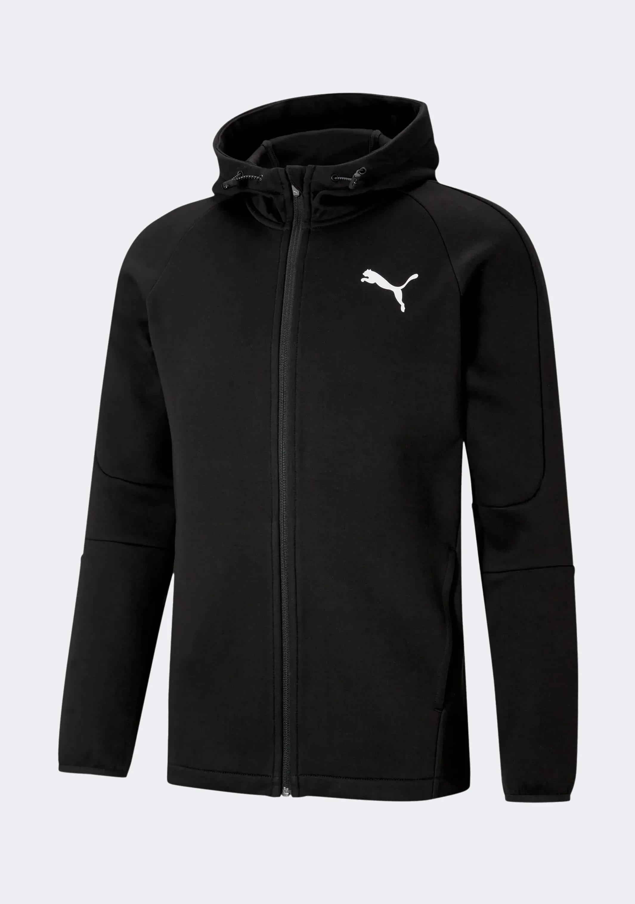 Puma Men's EVO Stripe Core FZ Hoodie Black