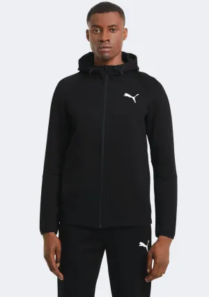 Puma Men's EVO Stripe Core FZ Hoodie Black