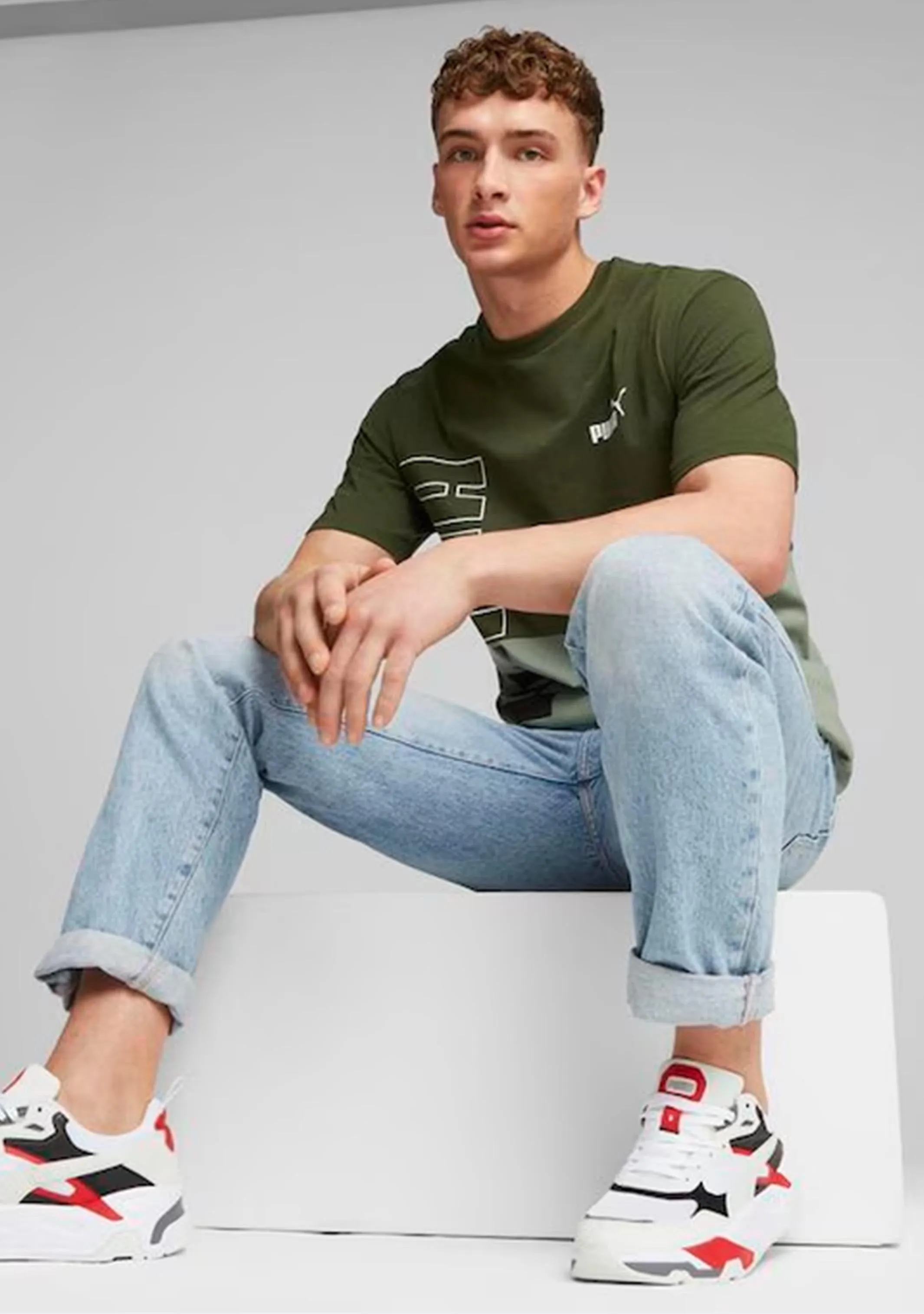 Puma Men's Power Colorblock Tee