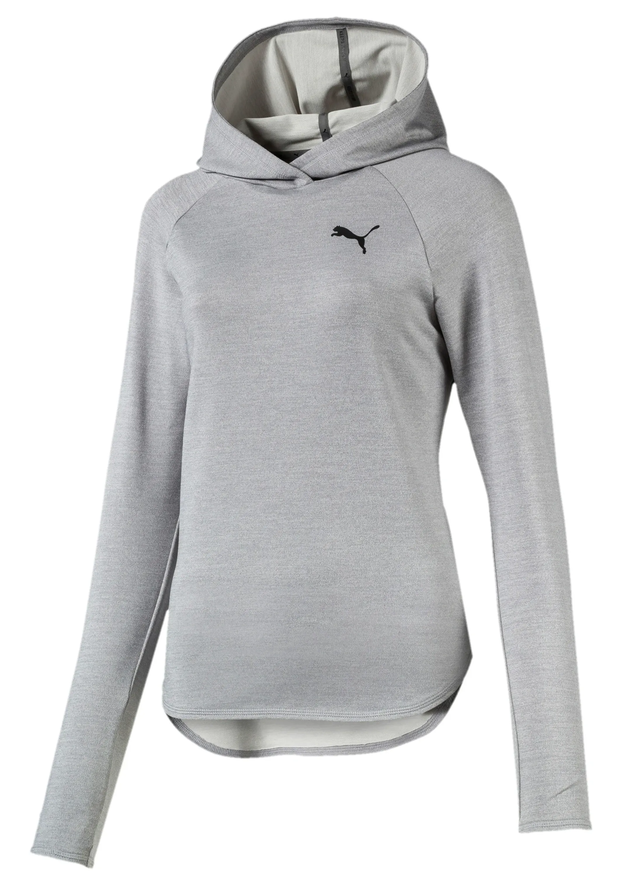 Puma Womens Dry-Cell Active Hoody Light Grey