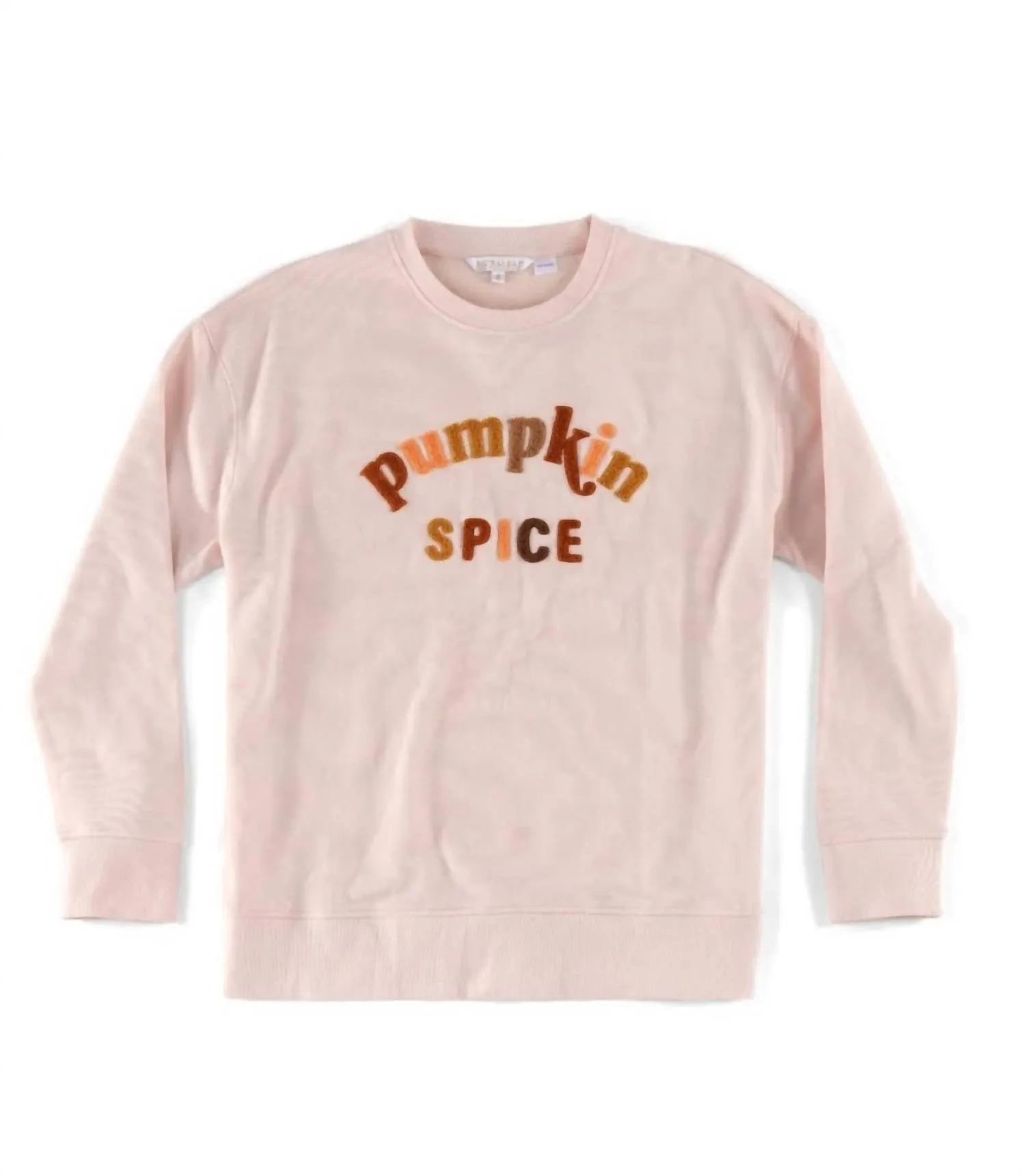 Pumpkin Spice Sweatshirt In Blush
