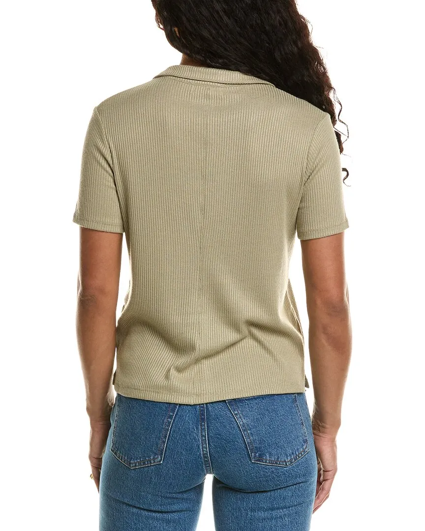 rag & bone Rib Polo Shirt
