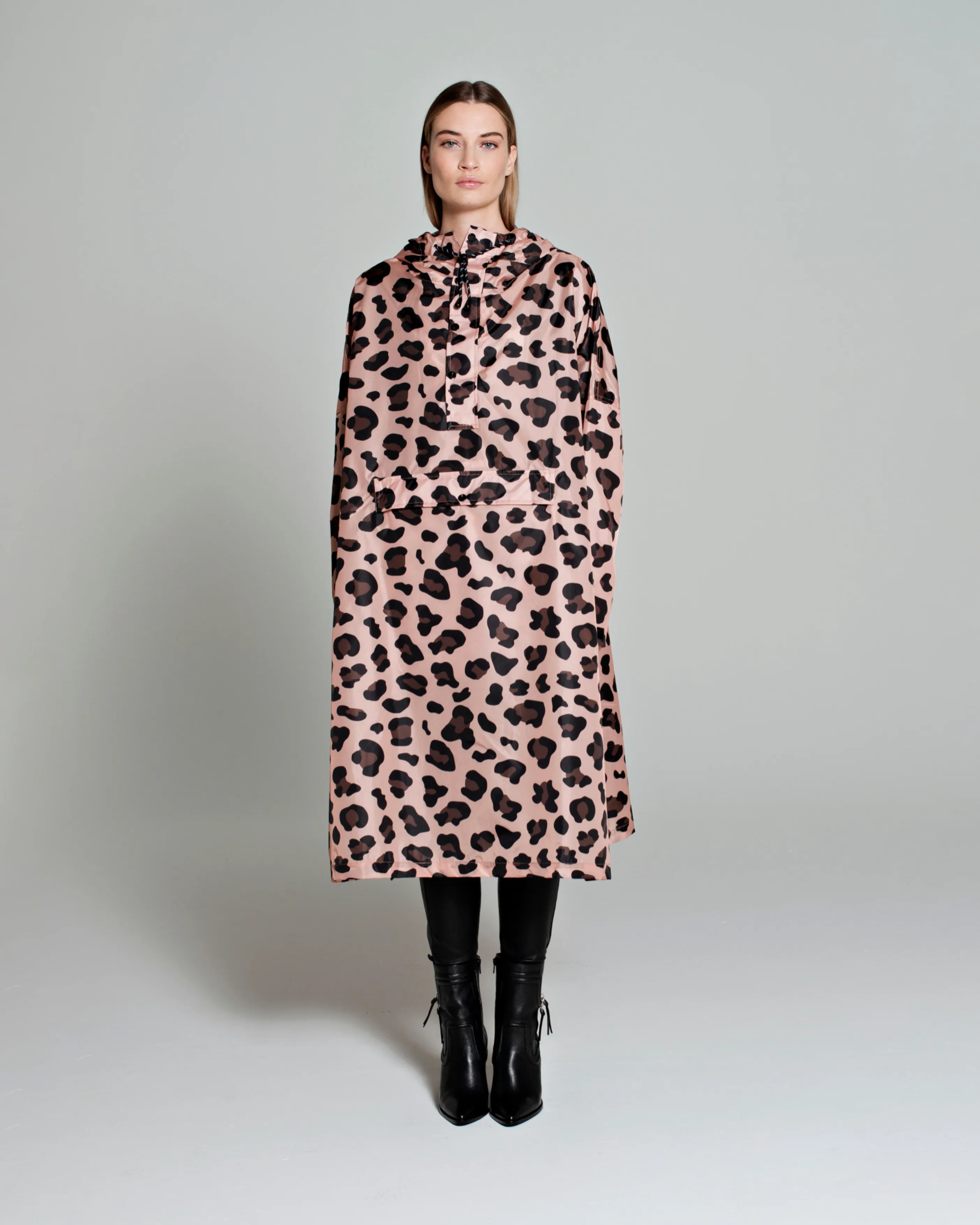 Rain Poncho in Pink Panther