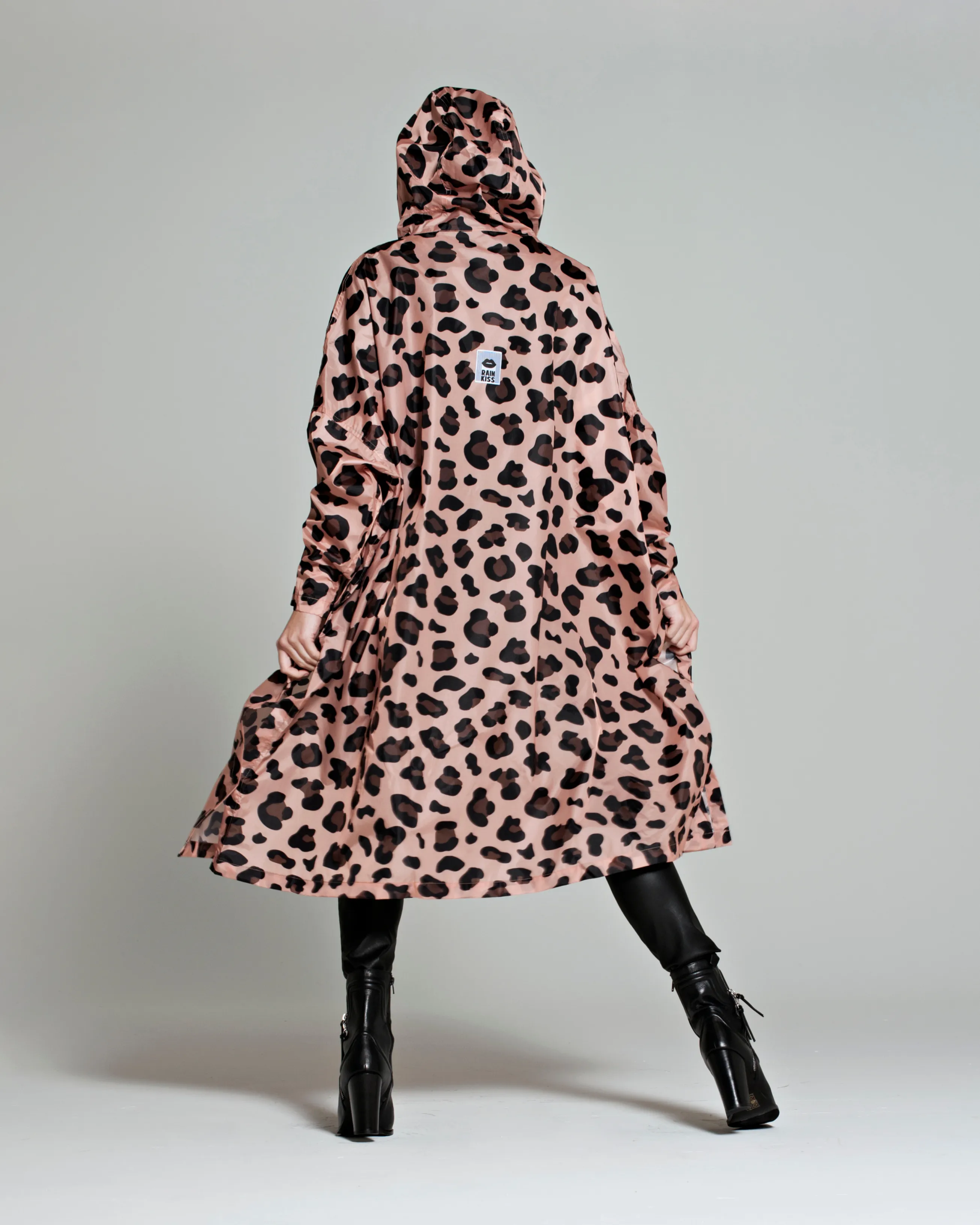 Rain Poncho in Pink Panther