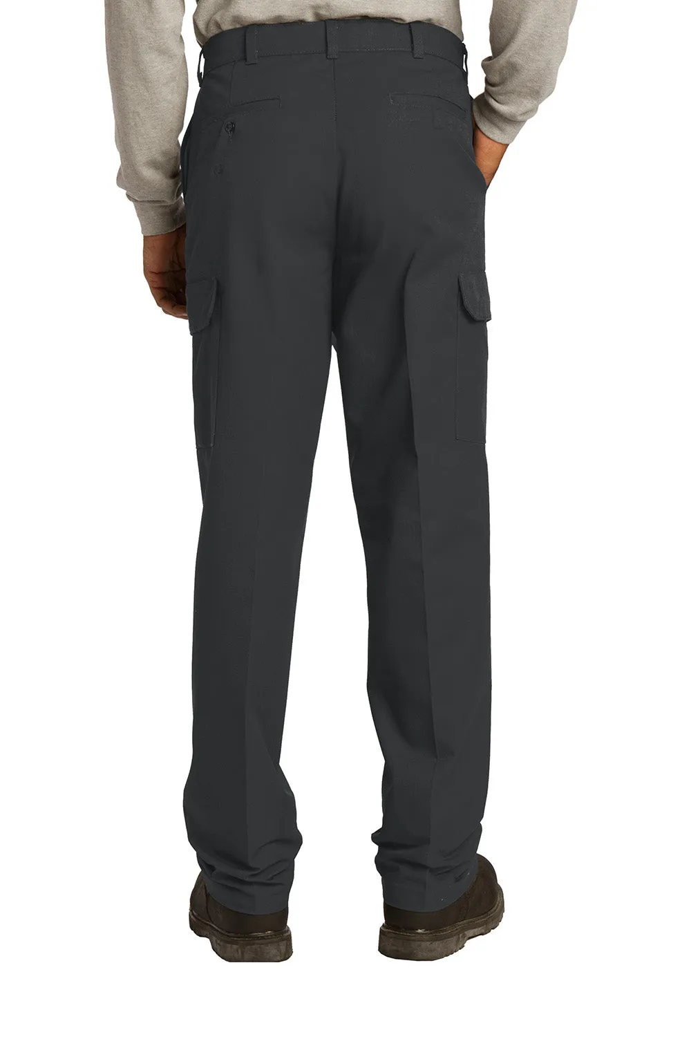 Red Kap Mens Industrial Wrinkle Resistant Cargo Pants w/ Pockets - Black
