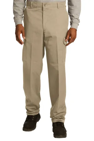 Red Kap Mens Industrial Wrinkle Resistant Cargo Pants w/ Pockets - Khaki Brown
