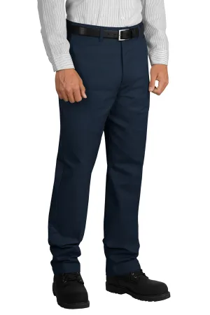 Red Kap Mens Industrial Wrinkle Resistant Work Pants w/ Pockets - Navy Blue