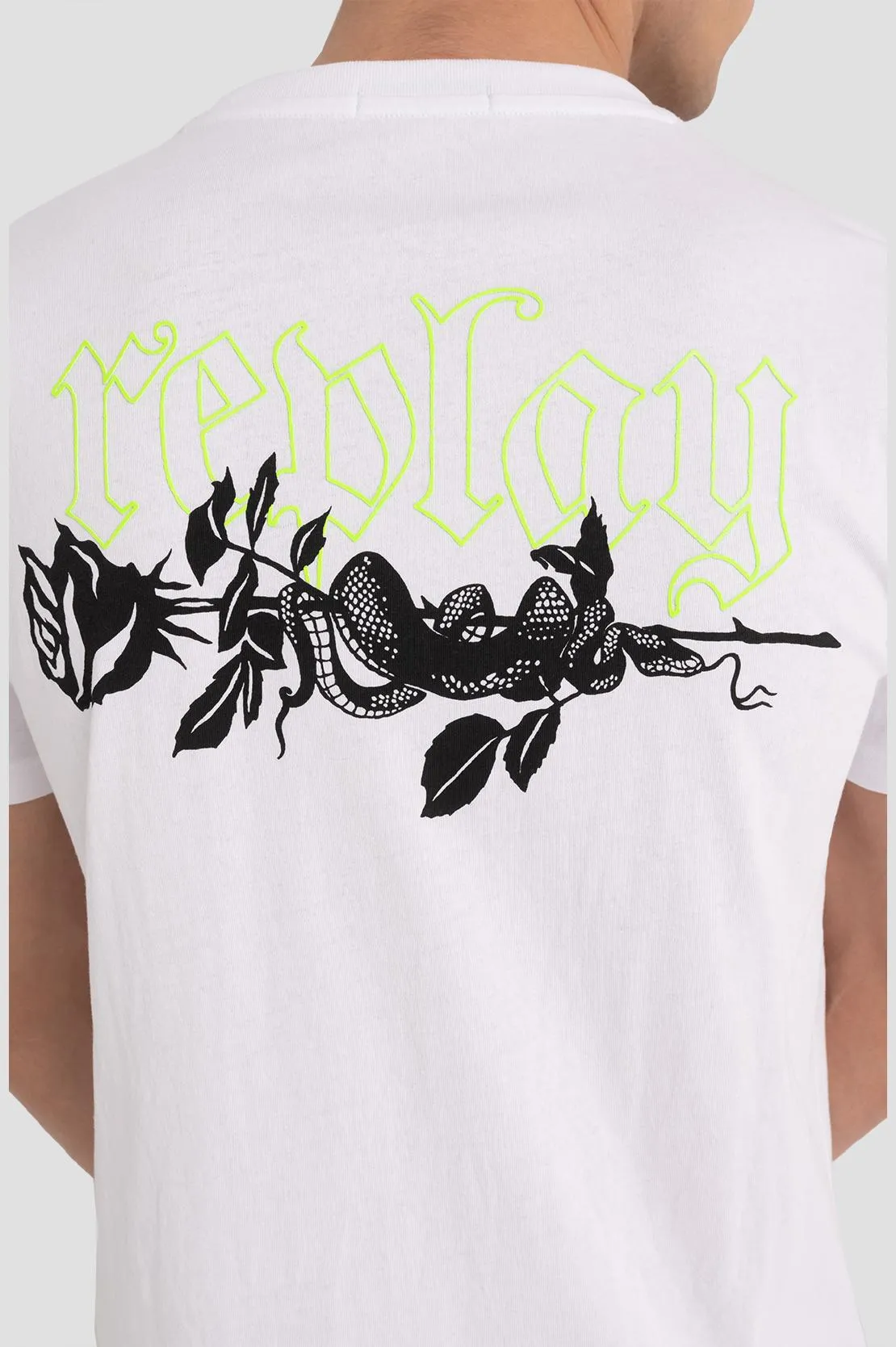Replay M6479 Rose Logo T-Shirt