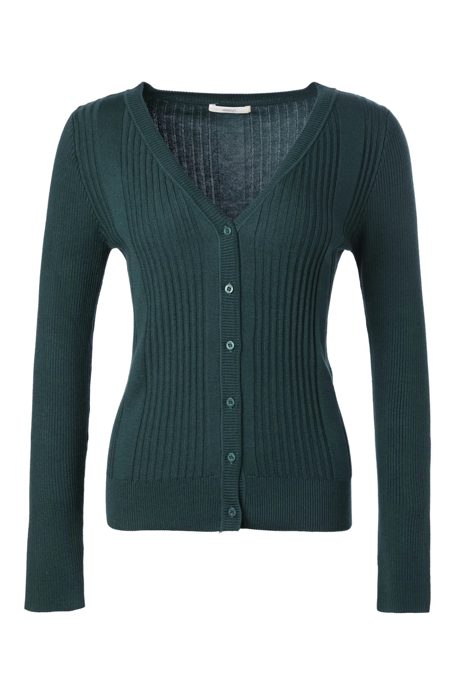 Ribbed Cardigan