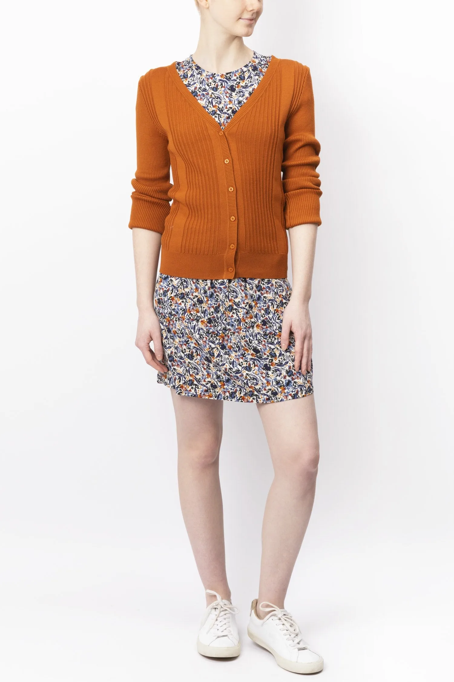 Ribbed Cardigan
