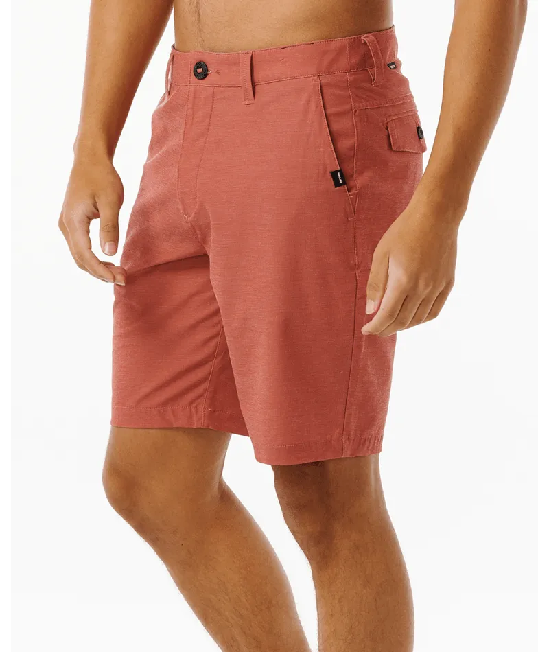 Rip Curl Boardwalk Phase Nineteen Shorts-Terracotta