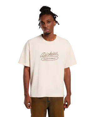 Rope Center Logo T-Shirt in Whitecap Gray