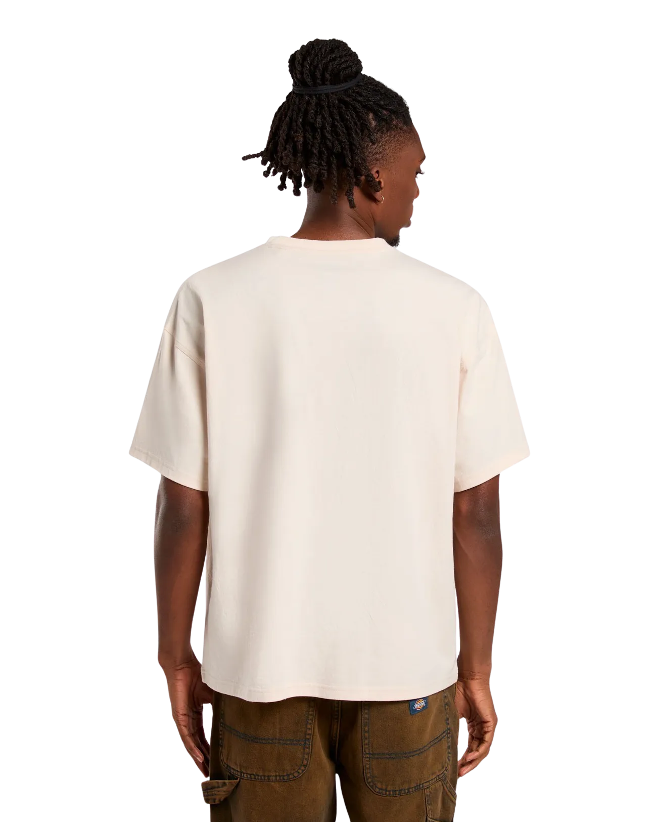 Rope Center Logo T-Shirt in Whitecap Gray