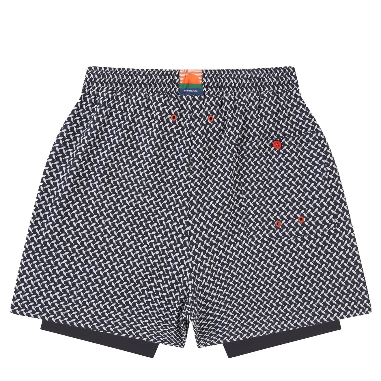 Sealskinz Southwood Quick Dry Fish Print Swim short Navy