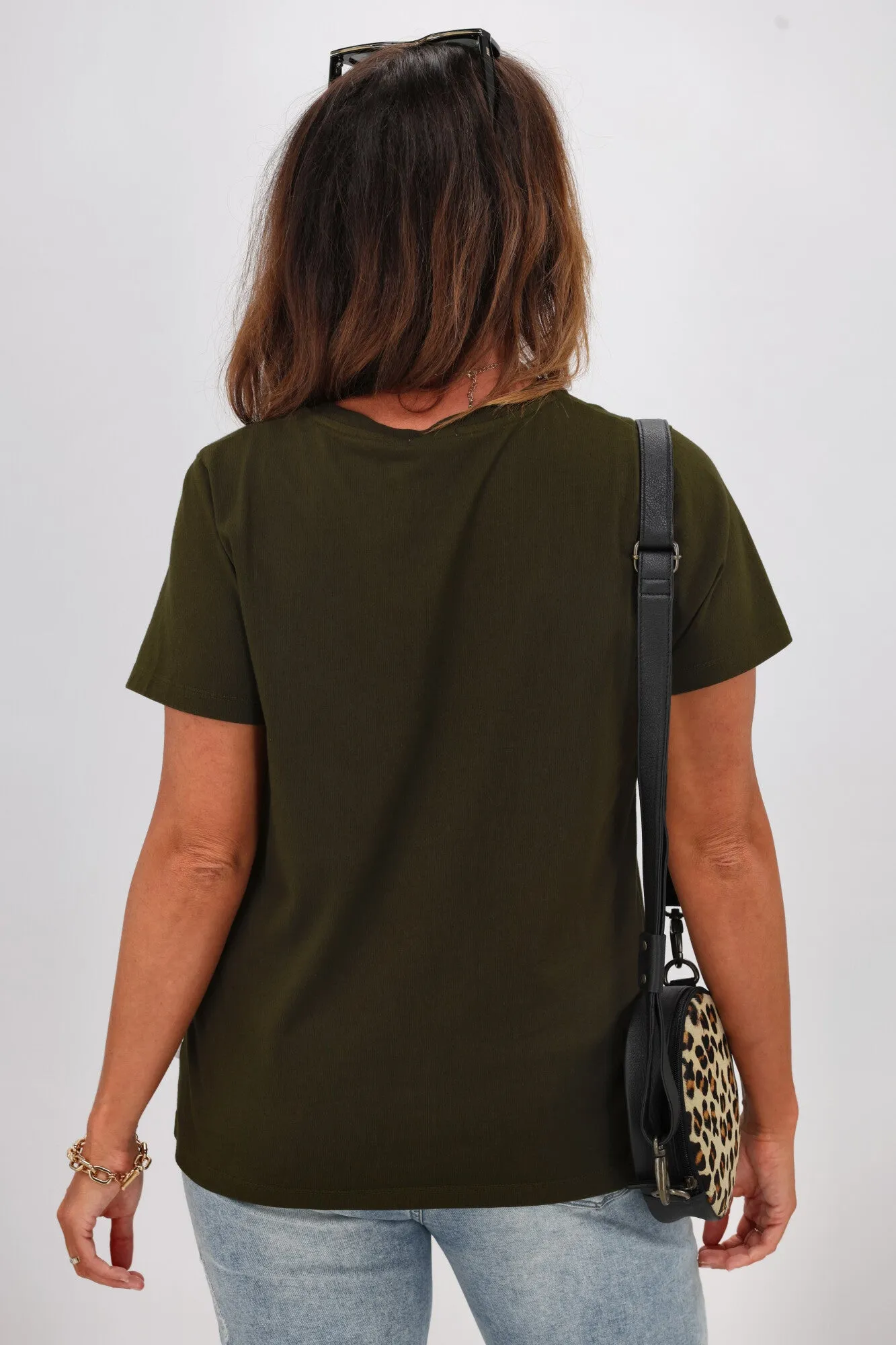 Shine On Essentials Tee Olive