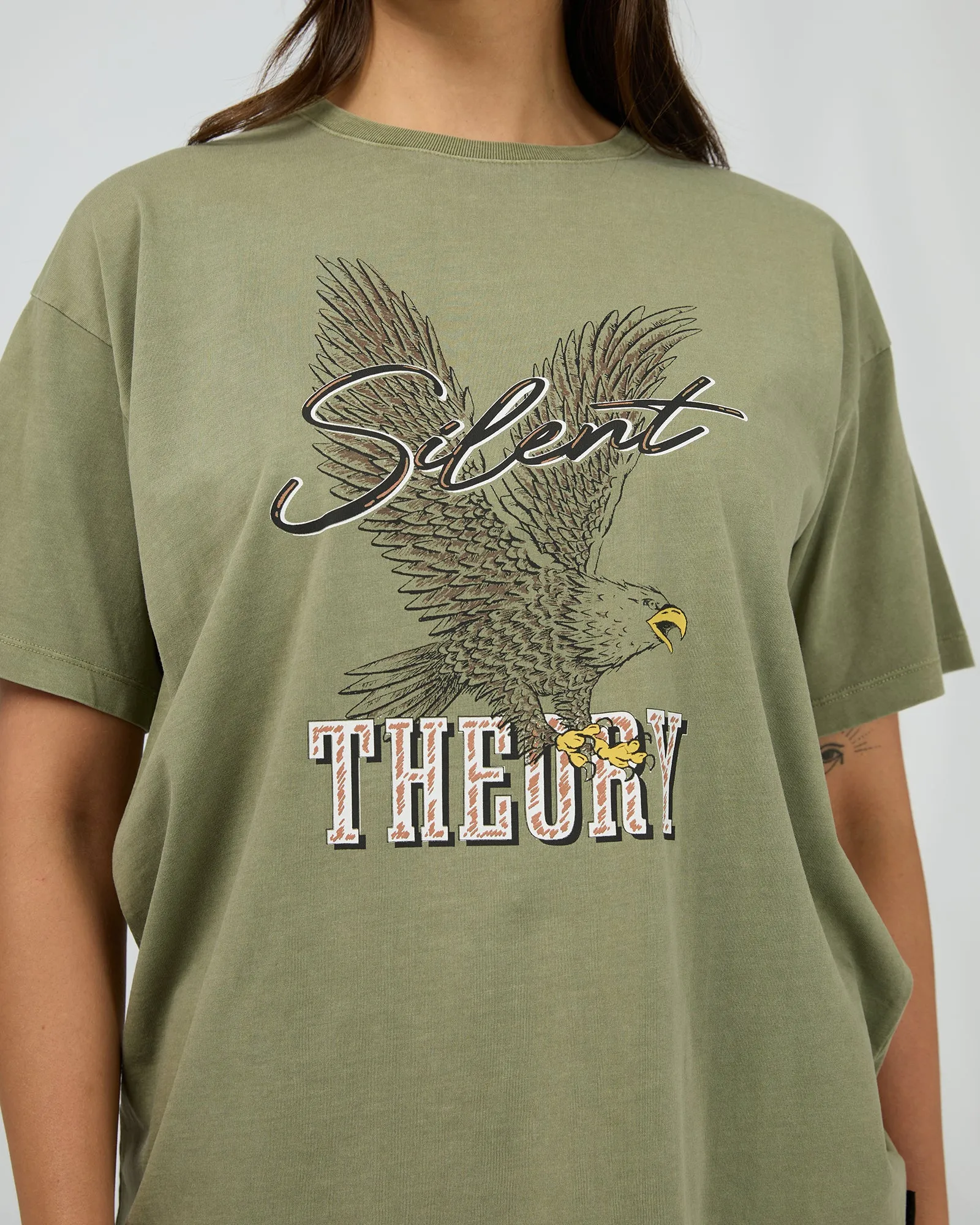 Silent Theory Departed Tee Khaki