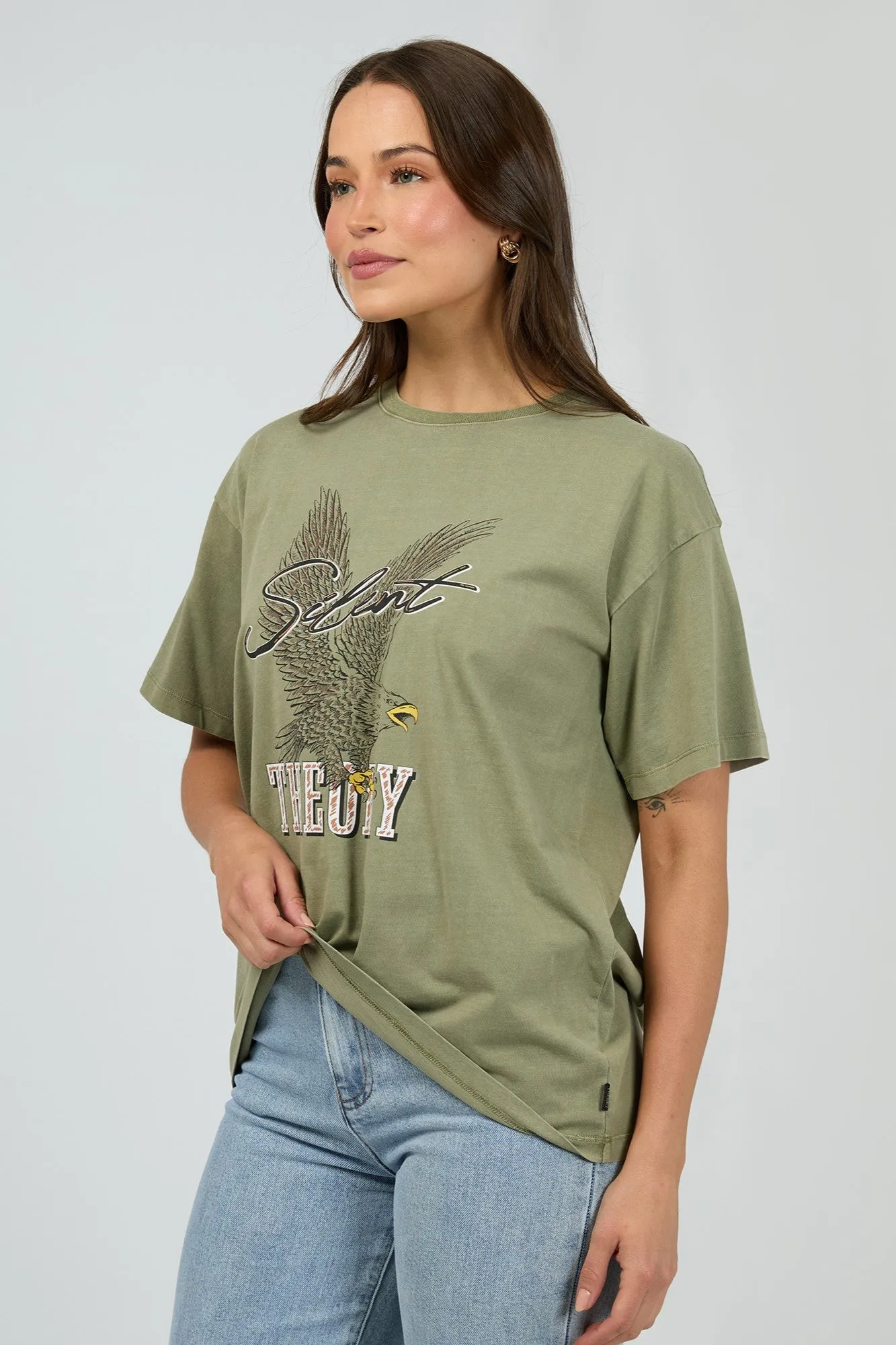 Silent Theory Departed Tee Khaki