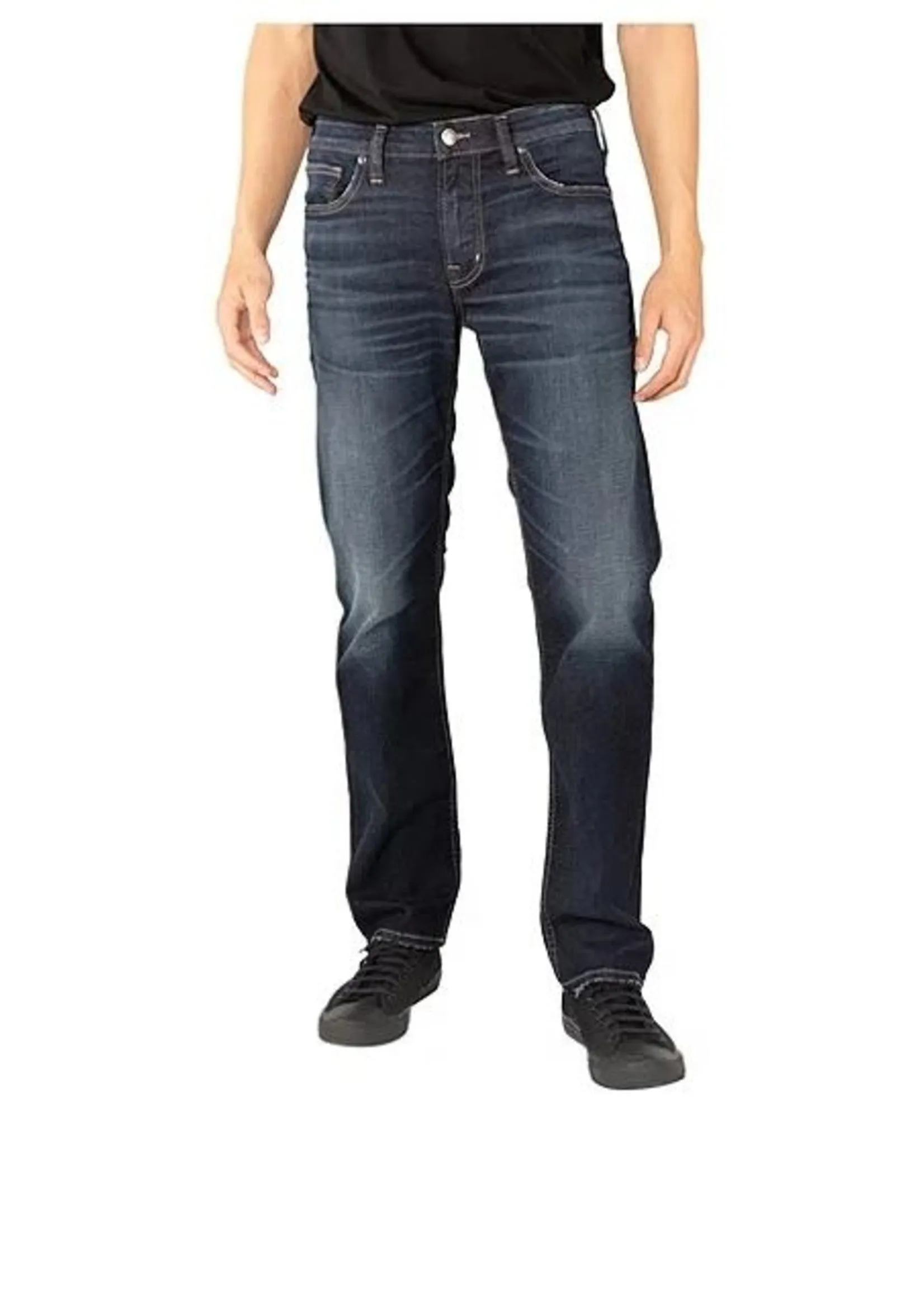 Silver Allan Classic Fit Straight Leg