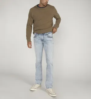 Silver Allan Slim Fit Straight Leg