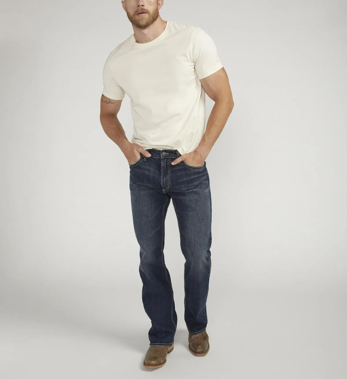 Silver Jace Slim Fit Bootcut