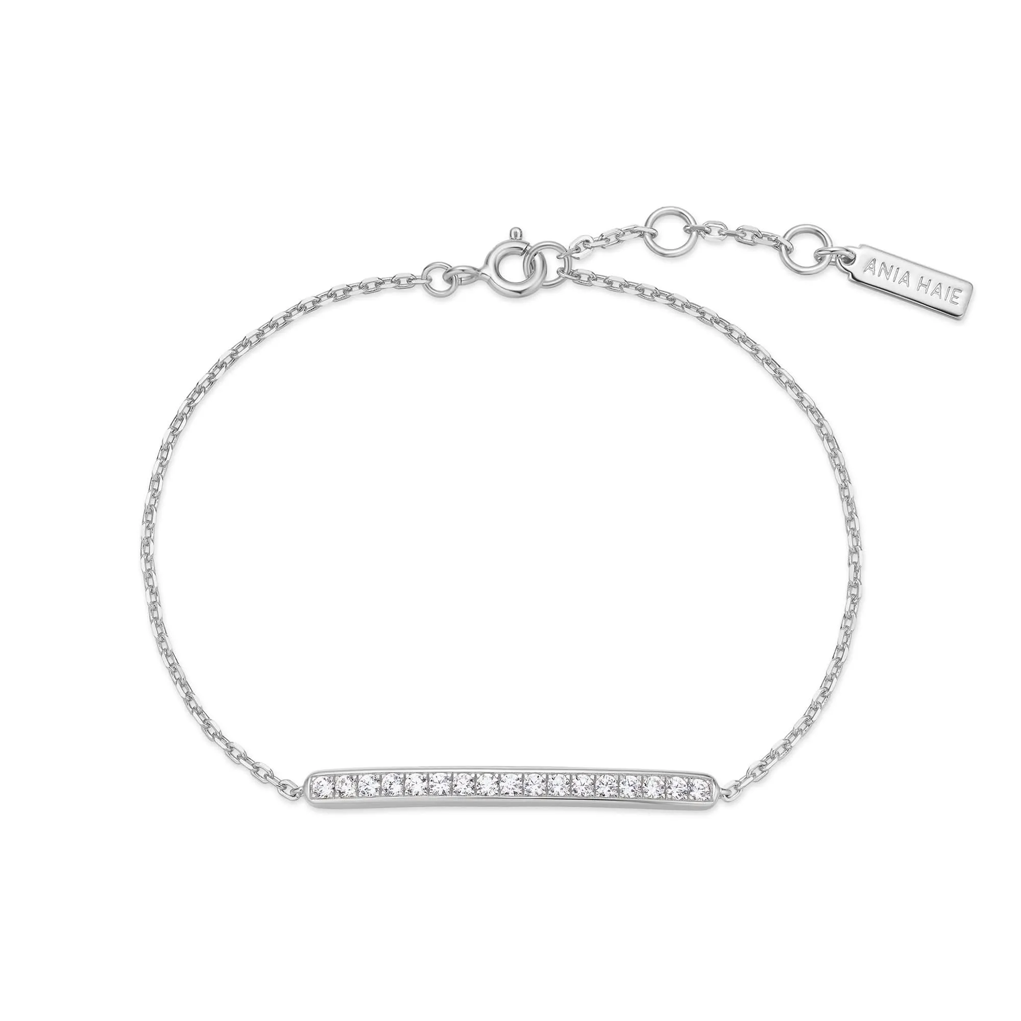 Bracelet Bar Pavé Argent B062-02H Ania Haie Jewellery