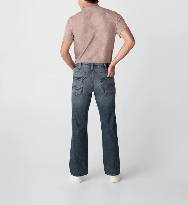 Silver Relaxed Fit Straight Leg