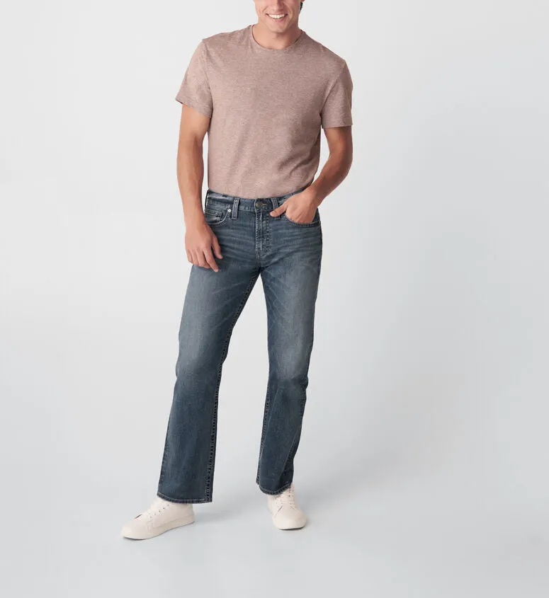 Silver Relaxed Fit Straight Leg