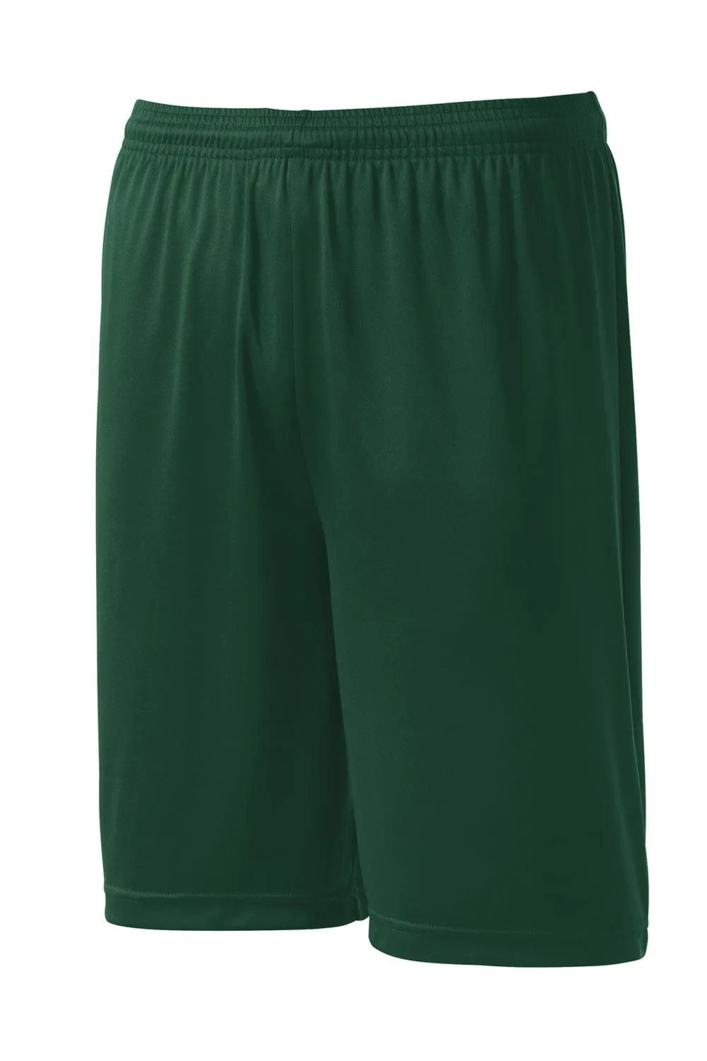 Sport-Tek Mens Competitor Moisture Wicking Shorts - Forest Green - Closeout