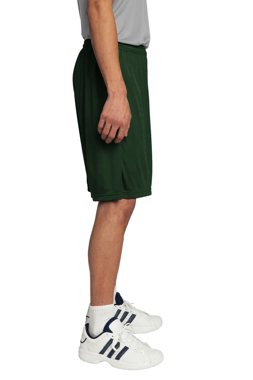 Sport-Tek Mens Competitor Moisture Wicking Shorts - Forest Green - Closeout