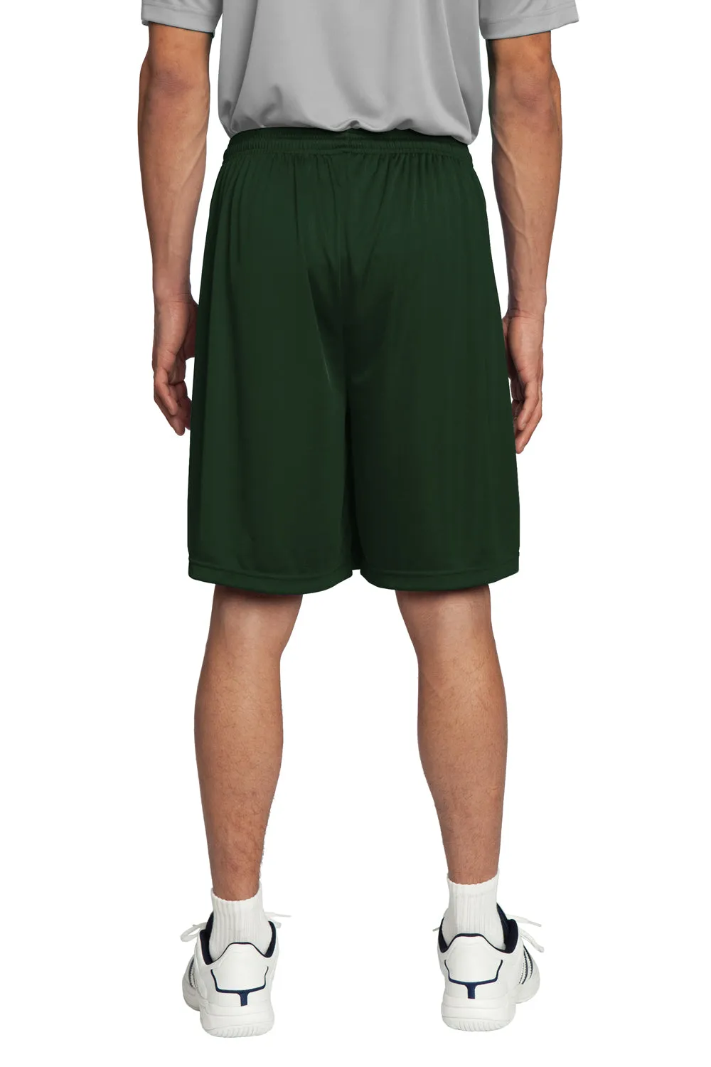 Sport-Tek Mens Competitor Moisture Wicking Shorts - Forest Green - Closeout