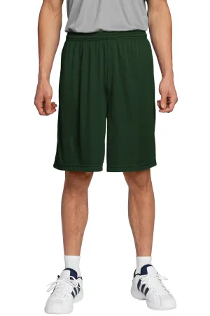 Sport-Tek Mens Competitor Moisture Wicking Shorts - Forest Green - Closeout