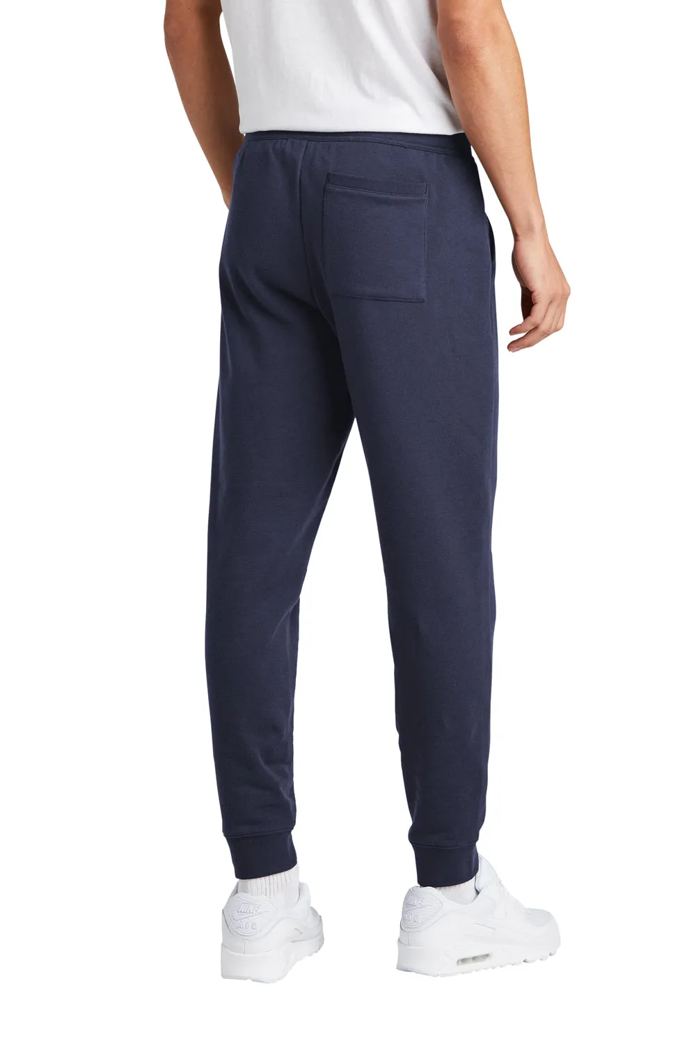 Sport-Tek Mens Drive Fleece Jogger Sweatpants w/ Pockets - True Navy Blue