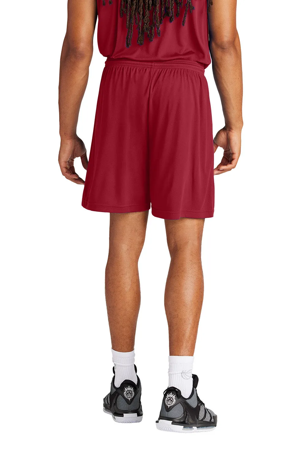 Sport-Tek Mens Moisture Wicking Competitor Athletic Shorts - Deep Red