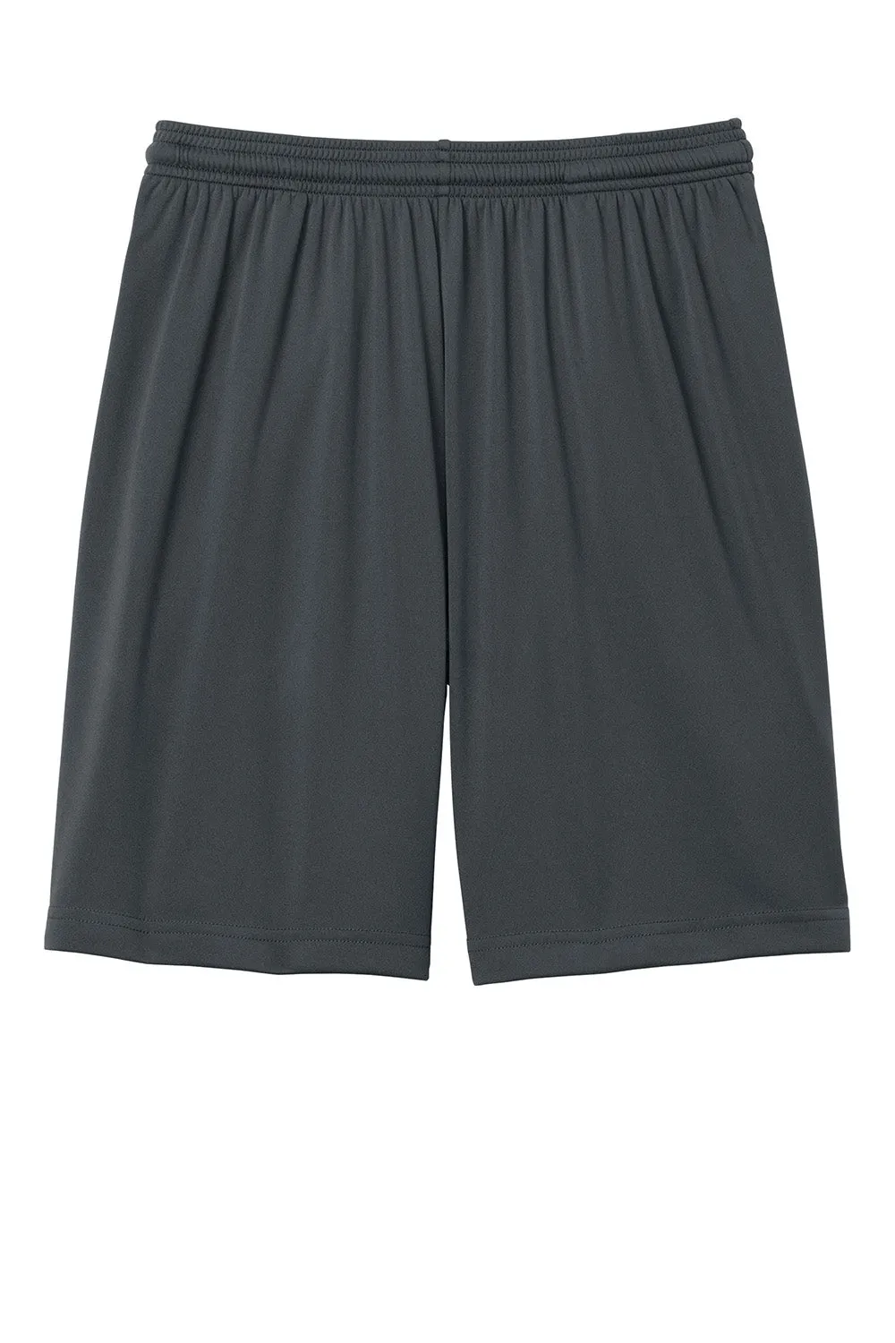 Sport-Tek Mens Moisture Wicking Competitor Athletic Shorts w/ Pockets - Iron Grey
