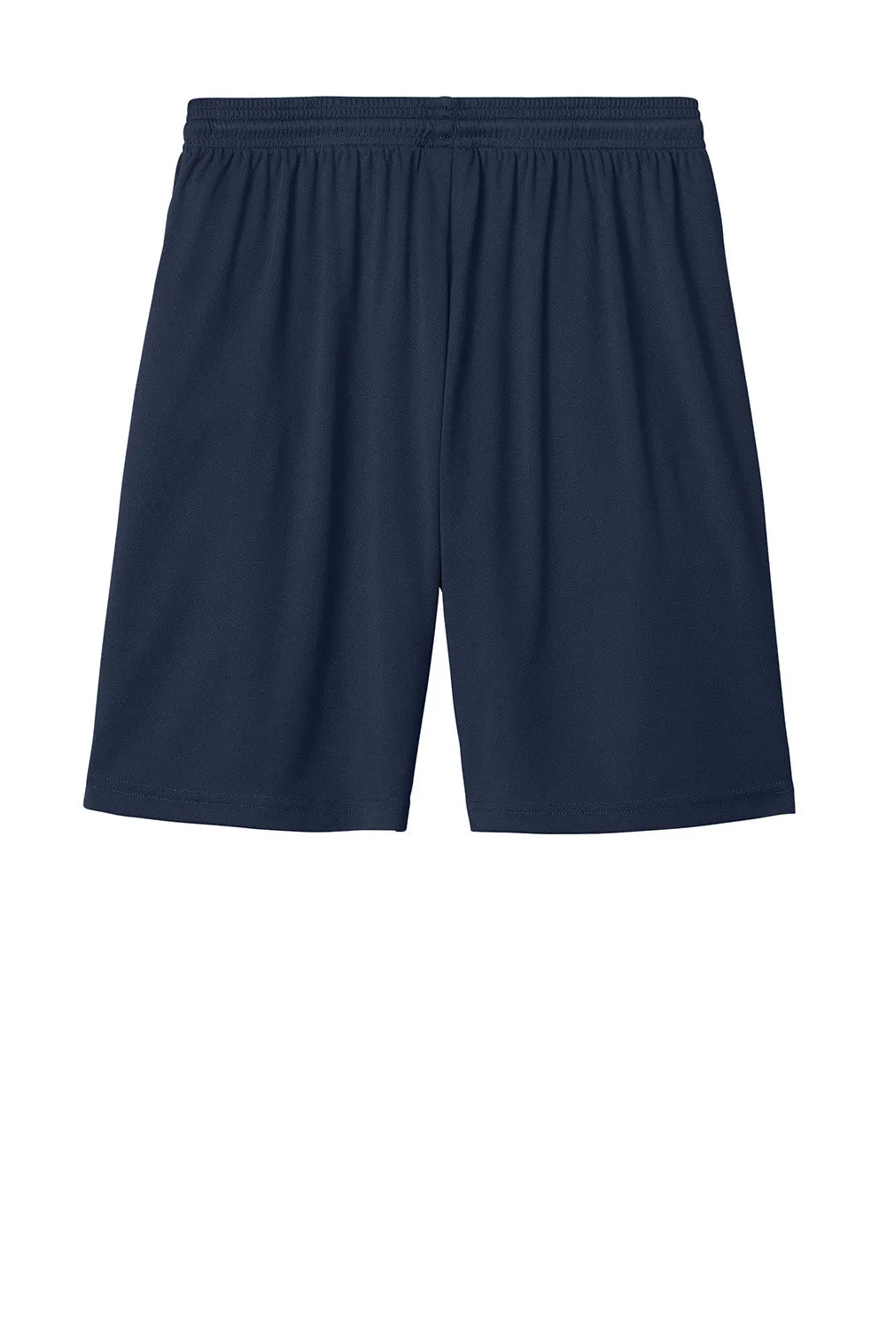 Sport-Tek Mens Moisture Wicking Competitor United Athletic Shorts - True Navy Blue/White
