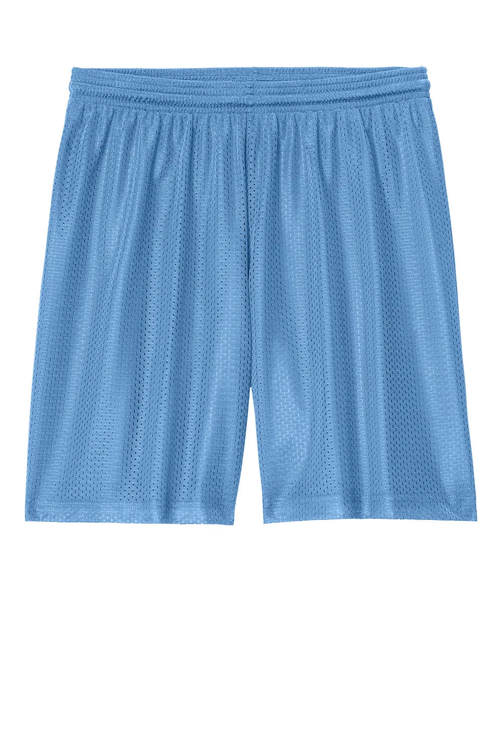 Sport-Tek Mens Moisture Wicking Mesh Athletic Shorts - Carolina Blue