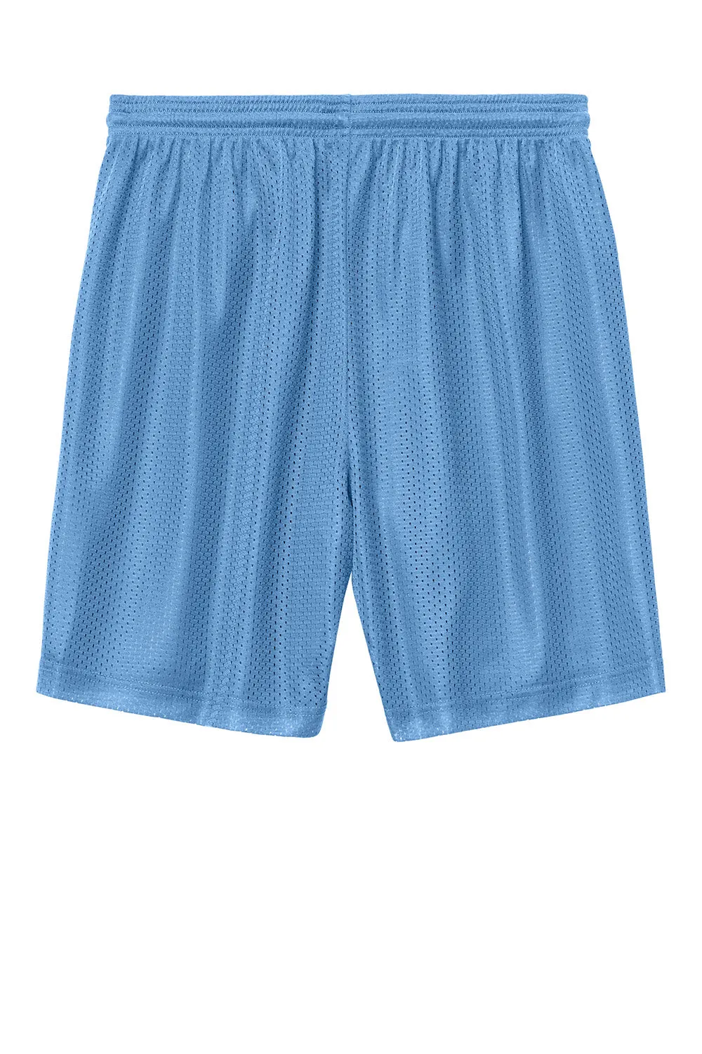 Sport-Tek Mens Moisture Wicking Mesh Athletic Shorts - Carolina Blue