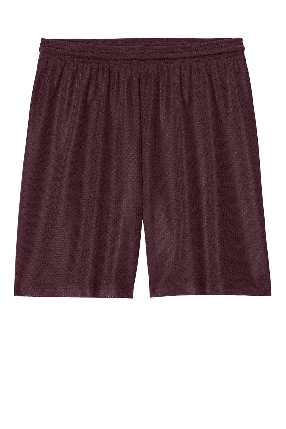 Sport-Tek Mens Moisture Wicking Mesh Athletic Shorts - Maroon