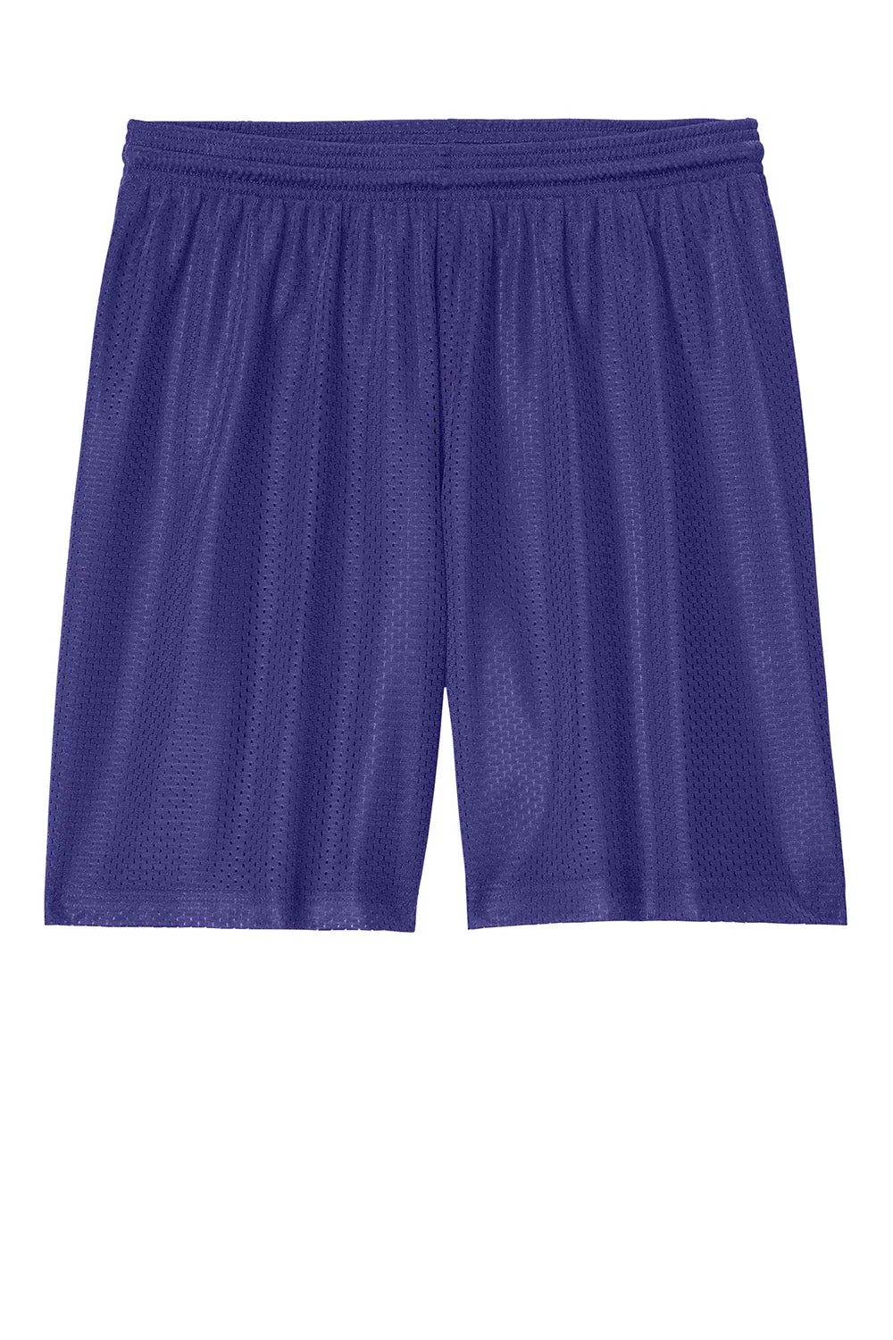 Sport-Tek Mens Moisture Wicking Mesh Athletic Shorts - Purple