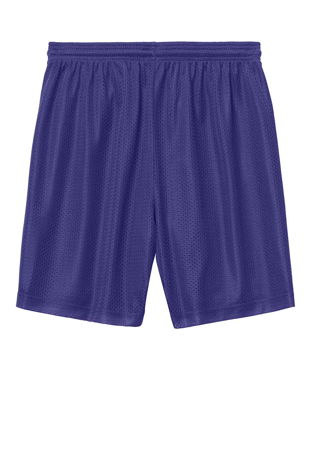 Sport-Tek Mens Moisture Wicking Mesh Athletic Shorts - Purple