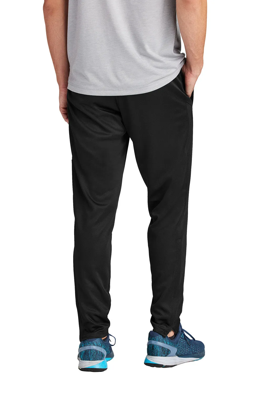 Sport-Tek Mens Moisture Wicking Travel Pants w/ Pockets - Black
