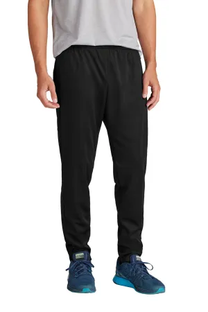 Sport-Tek Mens Moisture Wicking Travel Pants w/ Pockets - Black